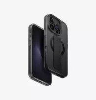 UNIQ Heldro Max iPhone 16 Pro 6.3 inch MagClick Charging Case Black/Vapour Smoke