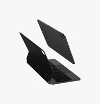 UNIQ Venno Pro Magnetinis išmanusis klaviatūros dėklas iPad Air 11 M2 2024 / M3 2025 / M4 2026, iPad Air 10.9 (2022/2020), iPad Pro 11 (2022/2021) - Juodas