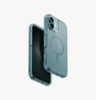UNIQ Combat Case, skirta iPhone 16 Plus 6,7 colio, MagClick įkrovimas, žalsvai mėlyna
