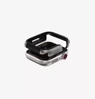 UNIQ Valencia Apple Watch Series 4/5/6/SE 44mm Bumper Case Titanium Silver