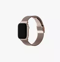 UNIQ Dante Pro Nerūdijančio plieno jungiama apyrankė, skirta Apple Watch 49/46/45/44 mm - Metalinė rožinė