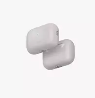 UNIQ Lino silikoninis dėklas, skirtas AirPods Pro 3rd Gen, smėlio spalvos