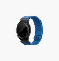 UNIQ Fluo x Smart-Fit Silicone Strap for Garmin 22mm - Blue