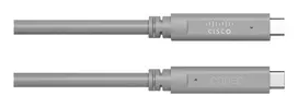 Cisco USB-C į USB-C aktyvus optinis kabelis (AOC) - 9 m - USB 3.1 Gen 2 - 10Gbps - Juodas