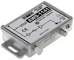 Antenos stiprintuvas AWS-1141 21dB – vidinis TV signalo stiprintuvas DVB-T/T2