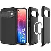 3mk Hardy Shockproof MagCase, skirtas Google Pixel 11 Pro XL - permatomas