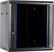 DSIT 12U sieninis serverių spintelis su stiklo durimis 600x450x634 mm