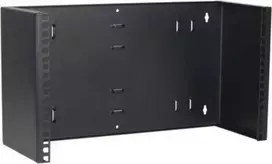 DSIT 6U 19 colių atviro rėmo sieninis stovas, fiksuotas, 180 mm gylio, juodas (DS-WMB6-S)
