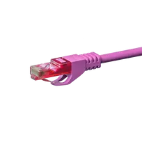 DSIT CAT6 tinklo laidas, U/UTP, 1,50 m, rožinis, 100% varis (DC-69-015)