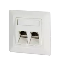 DSIT Keystone Faceplate Ivory DC-Wall-Key-I 80x80 mm sieninė plokštelė