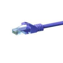 DSIT CAT5e tinklo laidas U/UTP 0,5 m violetinis 100% varis