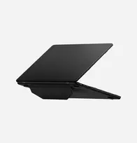 UNIQ Lyden Versa Folio dėklas, skirtas MacBook Air 13 inch (M2/M3/M4/M5), juodas
