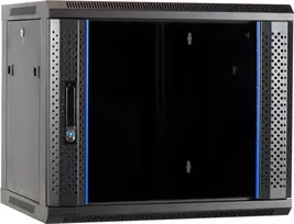 DSIT DS6409 9U sieninis serverio spintos su stiklo durimis, 600x450x500 mm, juoda