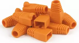 DSIT Danicom RJ45 Boot Orange, 10 vnt. pakuotė – apsauga nuo užkabinimo eterneto kabeliams