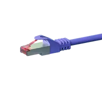 DSIT Cat 6 S/FTP LSOH tinklo jungiamasis kabelis, 1,5 m, violetinis
