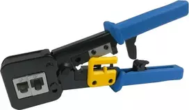 DSIT Pass-Through RJ45 presavimo įrankis su kabelio pjaustytuvu ir nuėmikliu (DC-TOOL-RJ45-PT)