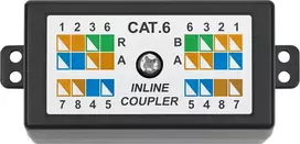 DSIT DANICOM CAT6 interneto jungiamoji dėžutė (DS-CAT6-JB) – 10G PoE++ sujungimo blokas, balta