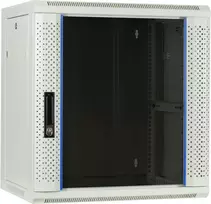 DSIT DS6412W 12U sieninis serverio spintelis su stiklo durimis, 600x450x634 mm, baltas