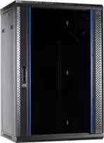 DSIT 18U sieninis serverių spintos su stiklo durimis 600x450x900 mm (DS6418)