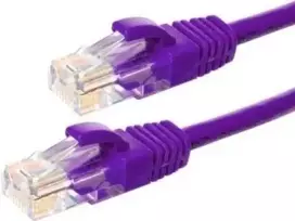 DSIT CAT6 U/UTP tinklo jungiamasis laidas, 1 m, violetinis, 100% varis (DC-68-010)