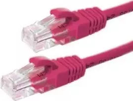 DSIT CAT6 tinklo kabelis U/UTP 2m rožinis 100% varis (DC-69-020)