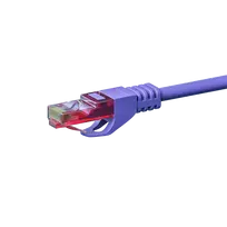 DSIT CAT6 U/UTP eterneto jungiamasis laidas, 5 m, violetinis, 100% varis, RJ45, 10Gbps, 250 MHz (DC-68-050)