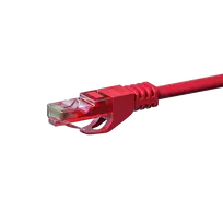 DSIT CAT6 tinklo laidas 100% varis - U/UTP - 15 metrų - raudonas (DC-65-150)
