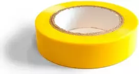 DSIT DC-Tape-Yellow geltona lipni PVC izoliacinė juosta 10 m x 19 mm