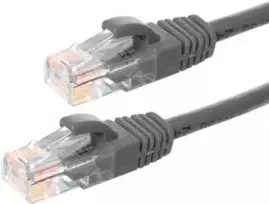 DSIT CAT6 U/UTP tinklo laidų sujungimo kabelis, 15 m, pilkas, 100% varis, RJ45, 10GbE, 250MHz (DC-61-150)