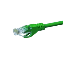 DSIT CAT 5e U/UTP tinklo jungiamasis kabelis, 1m, žalias, CCA, RJ45, Gigabit Ethernet