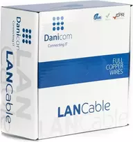 DSIT DANICOM CAT6A U/UTP 100m lankstus PVC (Fca) tinklo kabelis