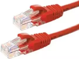 DSIT CAT5e U/UTP tinklo laidas, 7 m, raudonas, 100% varis (DC-55-075)