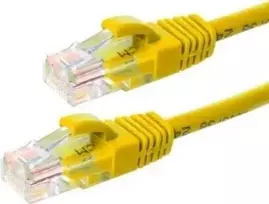 DSIT CAT5e U/UTP tinklo laidas, 10 m, geltonas, 100% varis (DC-57-100)