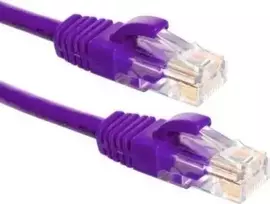 DSIT CAT6a Ethernet Patch Laidas, U/UTP, 100% Varis, 1m, Violetinis (DC-U6A8-010)