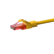 DSIT CAT6 U/UTP tinklo jungiamasis laidas, 7,5 m, geltonas, 100% varis, RJ45, 250MHz, 10Gbps (DC-67-075)