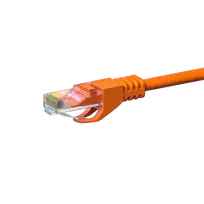 DSIT CAT 6 tinklo laidas U/UTP - 7,5 m - oranžinis - CCA (DC-C66-075)