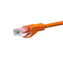 DSIT CAT5e tinklo kabelis U/UTP 2m oranžinis 100% varis (DC-56-020)