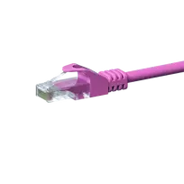 DSIT CAT 5e U/UTP tinklo kabelis, 7,5 m, rožinis, CCA, RJ45, 1Gbps, 100 MHz