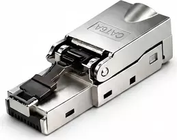 DSIT S/FTP CAT6a Toolless RJ45 tinklo kištukas vientisos gyslos kabeliui