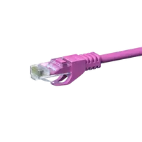 DSIT DC-59-150 CAT5e U/UTP tinklo kabelis, 15 m, rožinis, 100% varis
