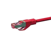 DSIT CAT 6 tinklo laidas LSOH - S/FTP - 1,50 m - raudonas (DC-S65-015)