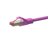 DSIT Cat 6 S/FTP LSOH tinklo laidų sujungimo kabelis, RJ45, rožinis, 1,5 m