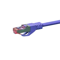 DSIT CAT 6 tinklo laidas LSOH - S/FTP - 3 metrai - violetinis (DC-S68-030)