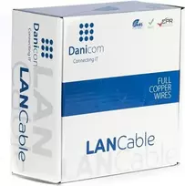 DSIT DANICOM CAT6 UTP 100 m PVC Fca tinklo kabelis DC-UTP6-100-FCA