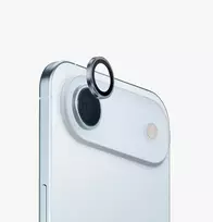 UNIQ Optix Aluminium apsauginis fotoaparato objektyvo dangtelis iPhone Air su aplikatoriumi, mėlynas (Uni001869)