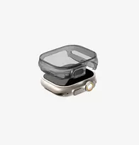 UNIQ Garde apsauginis dėklas, skirtas Apple Watch Ultra / Ultra 2 / Ultra 3 (49 mm) – dūminė pilka