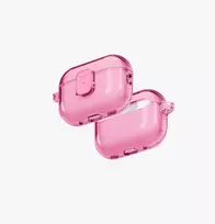 UNIQ Glase Pro Lock dėklas, skirtas AirPods Pro 3 – rožinis
