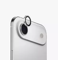 UNIQ Optix Aluminium fotoaparato objektyvo apsauga su aplikatoriumi, skirta Apple iPhone Air, sidabrinė
