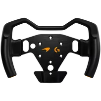 Logitech RS Formula Wheel 285 mm anglies pluošto lenktyninis vairas su 4,3 colio LCD ekranu, Alcantara rankenomis, magnetinėmis mentelėmis, USB-C