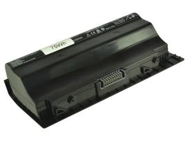 2-Power pagrindinė baterija Asus G75 - 92Wh, 8 elementų, ličio jonų